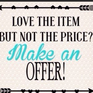 All prices are negotiable!